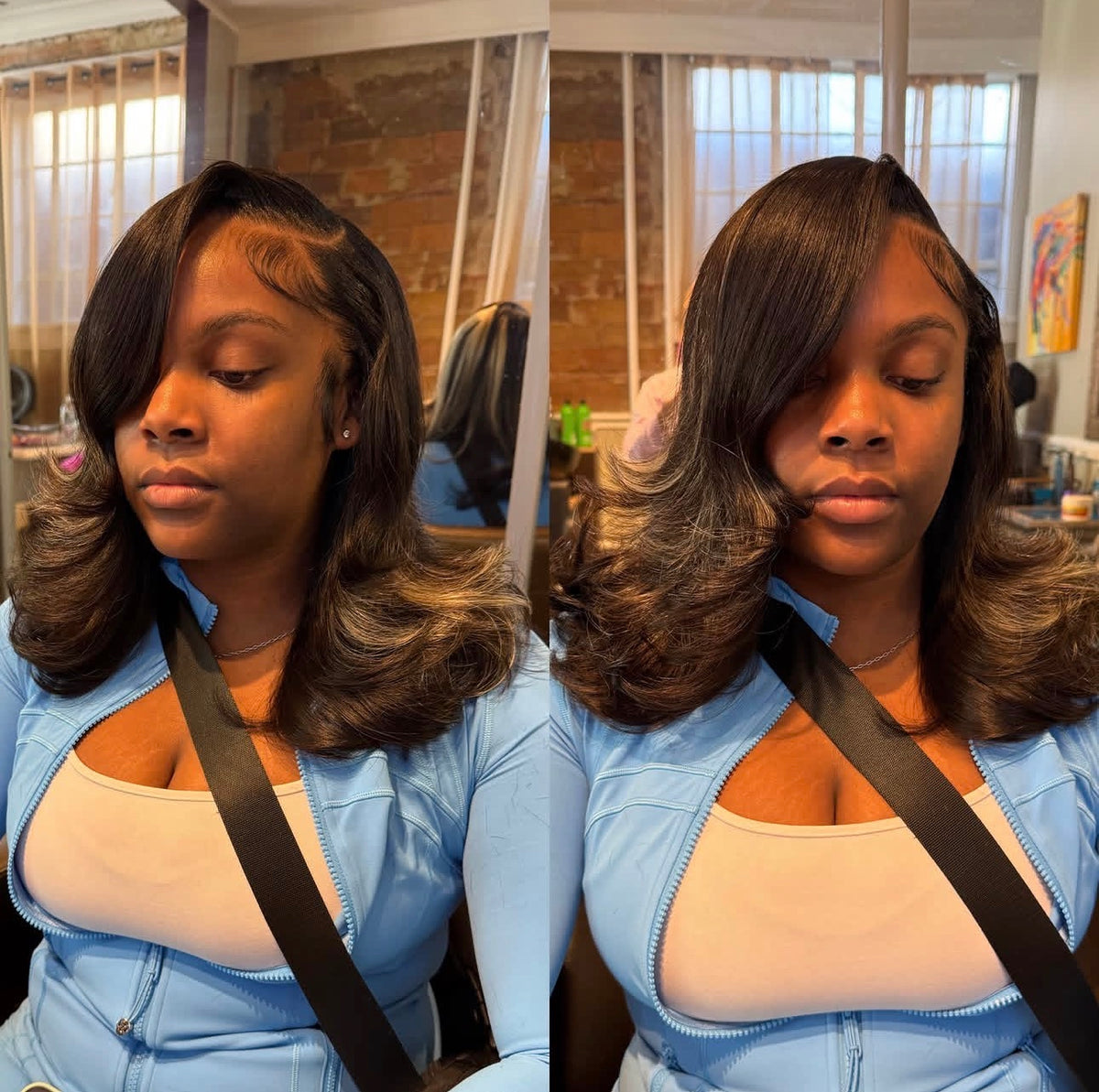 The Royal Effect body wave hair customer style
