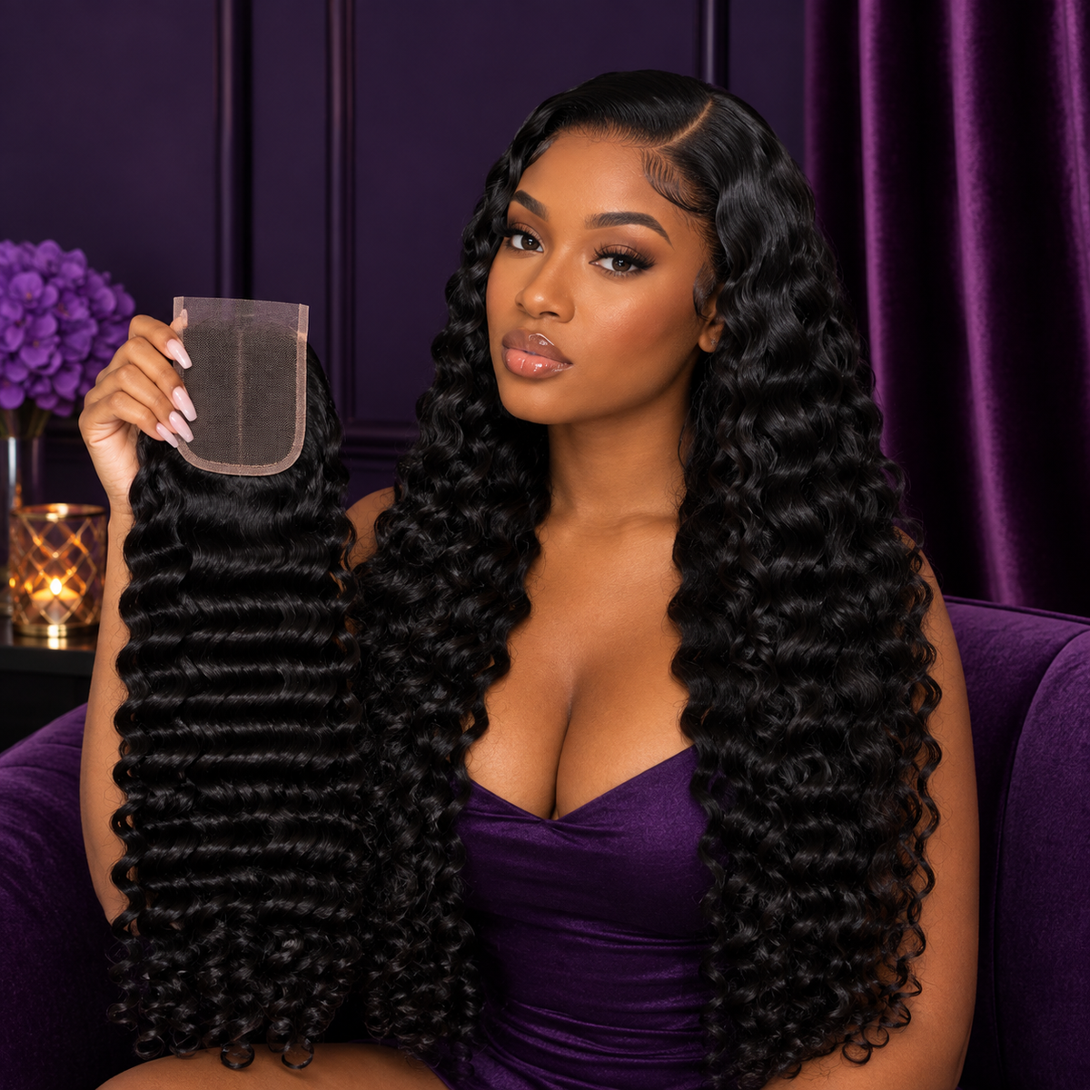 Natural Black | Human Hair | HD 5×5 Lace