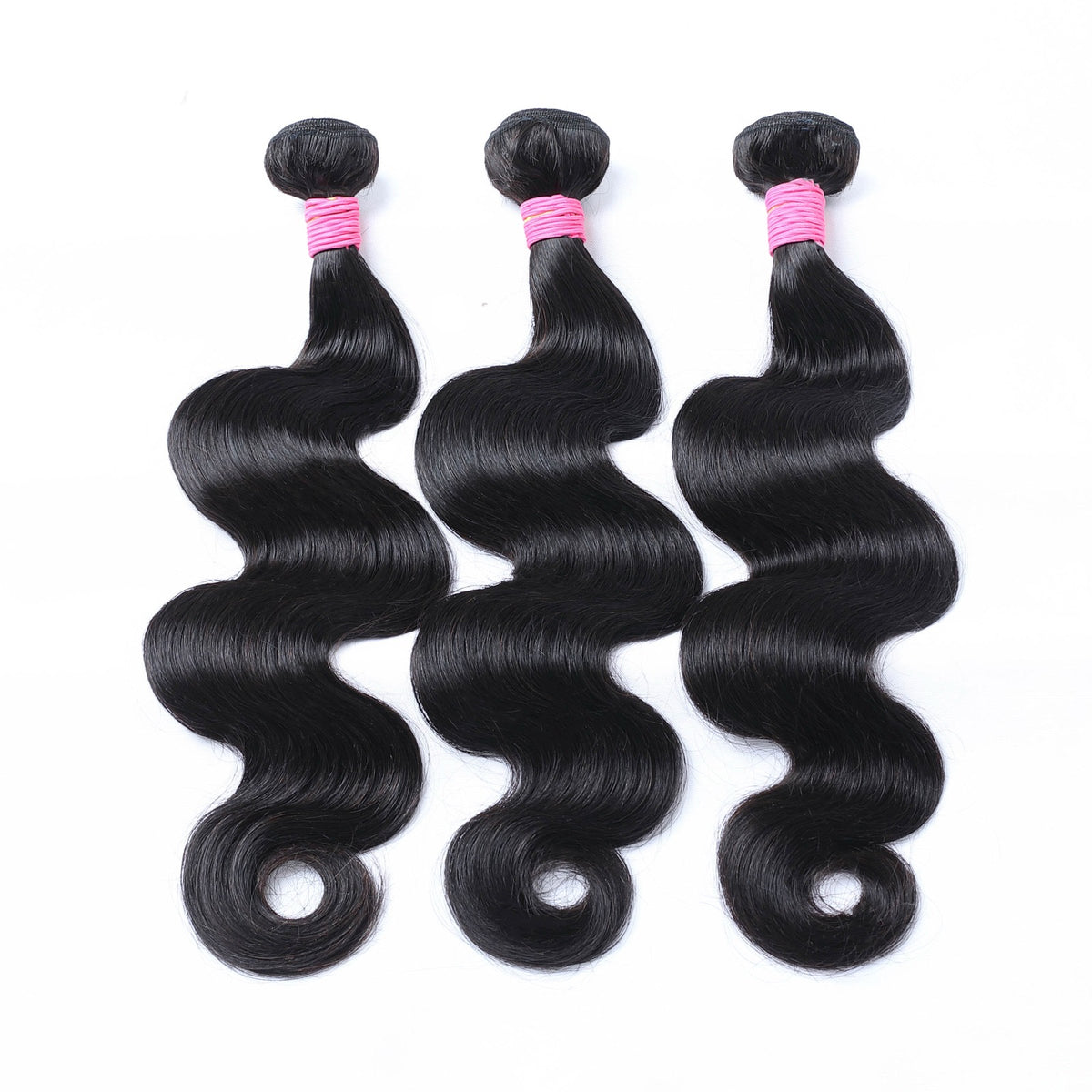 Pink Collection Brazilian Virgin Hair — Straight — 3-Bundle Mixed Length
